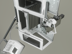 MILLING MACHINE GAME READY 3D MODEL 3Dモデル