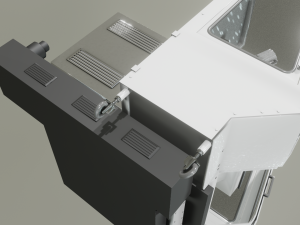 MILLING MACHINE GAME READY 3D MODEL 3Dモデル