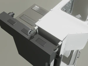 MILLING MACHINE GAME READY 3D MODEL 3D Model
