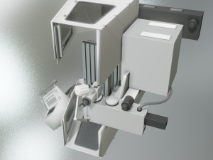 MILLING MACHINE GAME READY 3D MODEL 3Dモデル