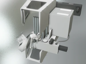 MILLING MACHINE GAME READY 3D MODEL 3D Model
