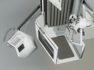 MILLING MACHINE GAME READY 3D MODEL 3Dモデル