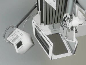 MILLING MACHINE GAME READY 3D MODEL 3D Model