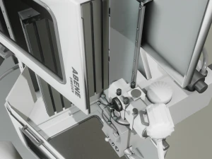 MILLING MACHINE GAME READY 3D MODEL 3D Model
