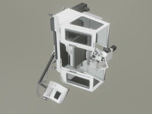 MILLING MACHINE GAME READY 3D MODEL 3Dモデル