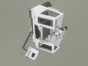 MILLING MACHINE GAME READY 3D MODEL 3D Model