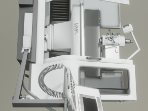 MILLING MACHINE GAME READY 3D MODEL 3Dモデル