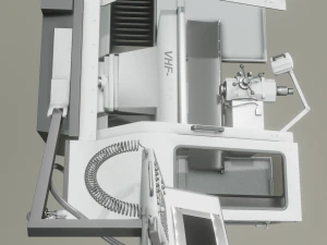 MILLING MACHINE GAME READY 3D MODEL 3D Model