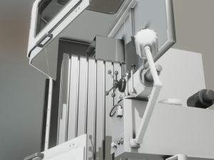 MILLING MACHINE GAME READY 3D MODEL 3Dモデル