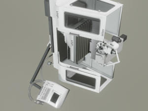 MILLING MACHINE GAME READY 3D MODEL 3Dモデル