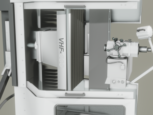 MILLING MACHINE GAME READY 3D MODEL 3Dモデル