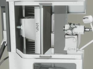 MILLING MACHINE GAME READY 3D MODEL 3D Model