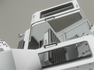 MILLING MACHINE GAME READY 3D MODEL 3Dモデル