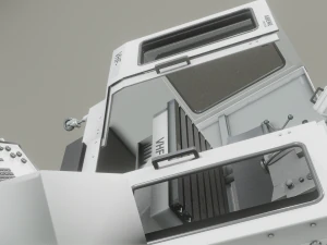 MILLING MACHINE GAME READY 3D MODEL 3D Model