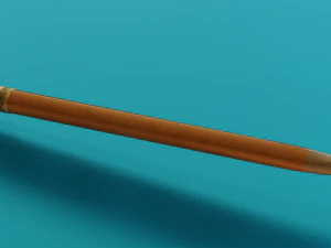 PENCIL LOW POLY GAME READY 3D Model