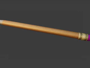 PENCIL LOW POLY GAME READY 3D Model