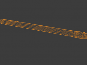 PENCIL LOW POLY GAME READY 3D Model