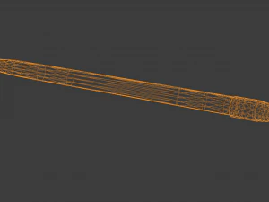 PENCIL LOW POLY GAME READY 3D Model