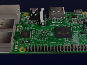 RASPBERRY PI LOW POLY GAME READY 3D Model