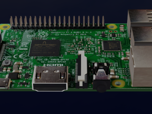 RASPBERRY PI LOW POLY GAME READY 3D Model