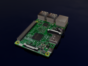 RASPBERRY PI LOW POLY GAME READY 3D Model
