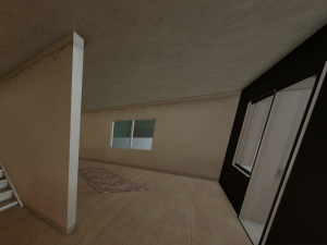 PUBG HOUSE WITH INTERIOR GAME READY LOW POLY 3D 모델