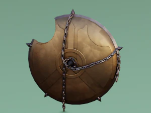 SHIELD WEAPON GAME READY 3D MODEL 3D Model