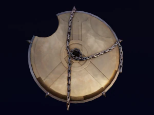 SHIELD WEAPON GAME READY 3D MODEL 3D Model