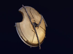 SHIELD WEAPON GAME READY 3D MODEL 3D Model