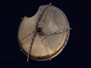 SHIELD WEAPON GAME READY 3D MODEL 3D Model