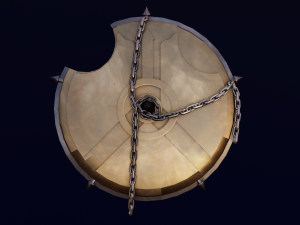 SHIELD WEAPON GAME READY 3D MODEL Modelo 3D