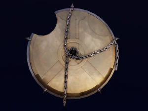 SHIELD WEAPON GAME READY 3D MODEL 3D Model