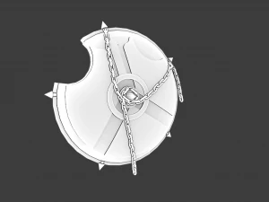SHIELD WEAPON GAME READY 3D MODEL 3D Model