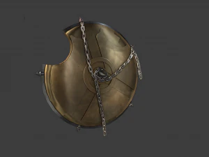 SHIELD WEAPON GAME READY 3D MODEL 3D Model