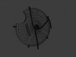 SHIELD WEAPON GAME READY 3D MODEL Modelo 3D