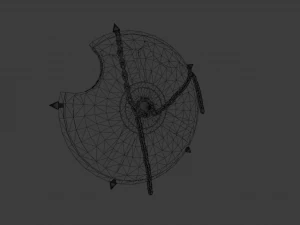 SHIELD WEAPON GAME READY 3D MODEL 3D Model