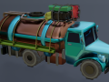TANKER TRUCK GAME READY 3D MODEL 3D Model