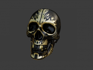 SKULL GAME READY LOW POLY 3D MODEL 3D 모델