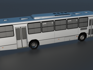 TORINO BUS GAME READY LOW POLY 3D MODEL 3D Model