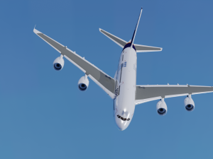 AIRBUS A380 GAME READY 3D MODEL Model 3D