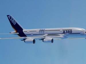 AIRBUS A380 GAME READY 3D MODEL Model 3D