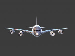 AIRBUS A380 GAME READY 3D MODEL Model 3D