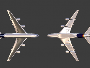 AIRBUS A380 GAME READY 3D MODEL Model 3D