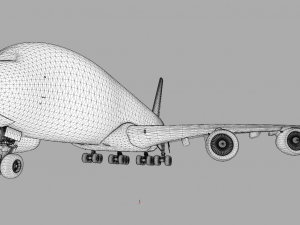 AIRBUS A380 GAME READY 3D MODEL Model 3D