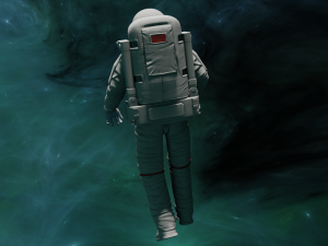 ANIMATED ASTRONAUT GAME READY Modèle 3D