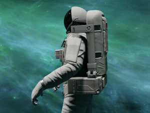 GEANIMEERD ASTRONAUT SPEL KLAAR 3D Model
