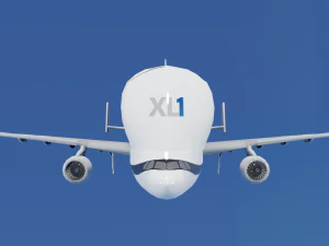 ANIMATED AIRBUS BELUGA XL 3D Model