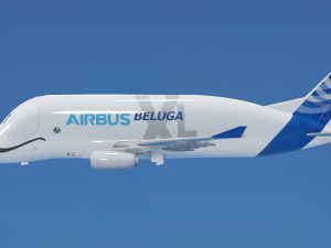 ANIMATED AIRBUS BELUGA XL 3D Модель