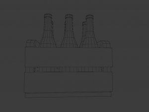 BOTTLES LOW POLY GAME READY 3Dモデル