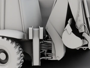 JCB BULLDOZER GAME READY 3D MODEL 3D Model